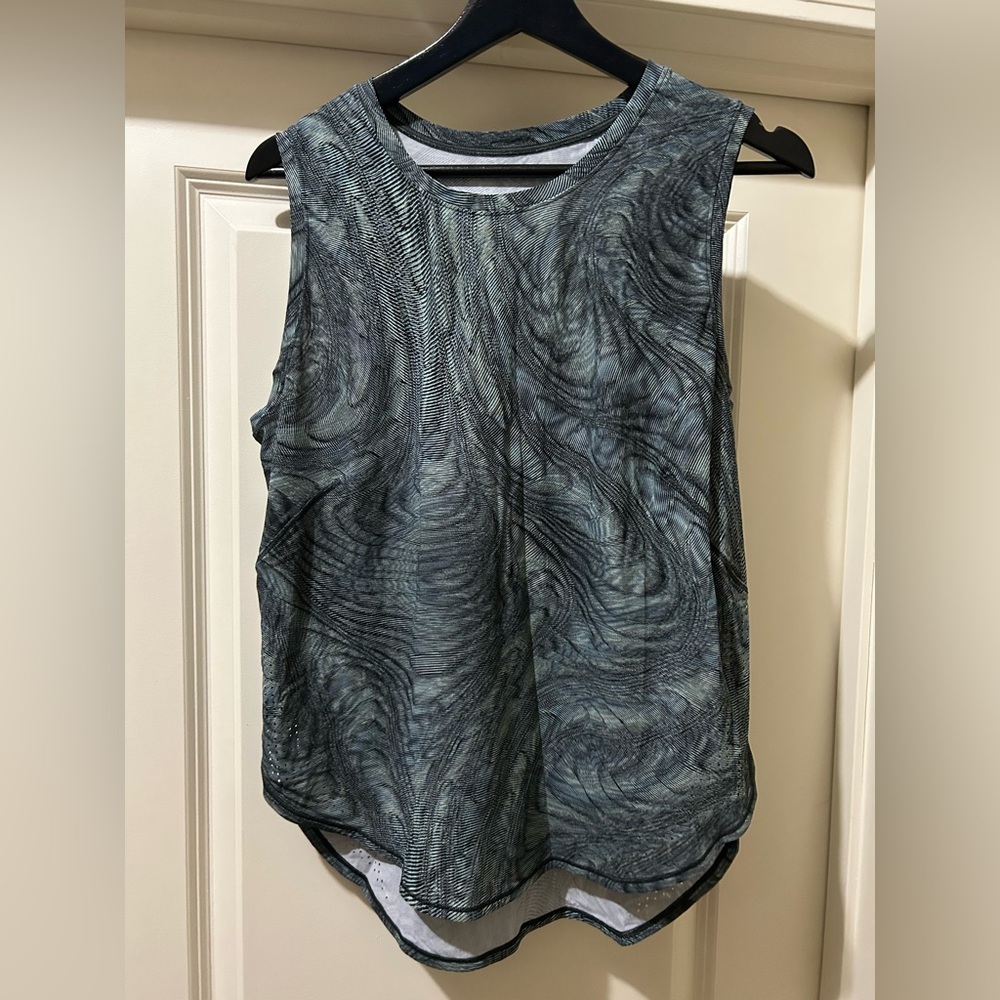 Lululemon High Neck Split Hem Run Tank